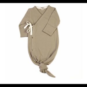 KidWild Organic Kimono in Light Brown Size 0-3M